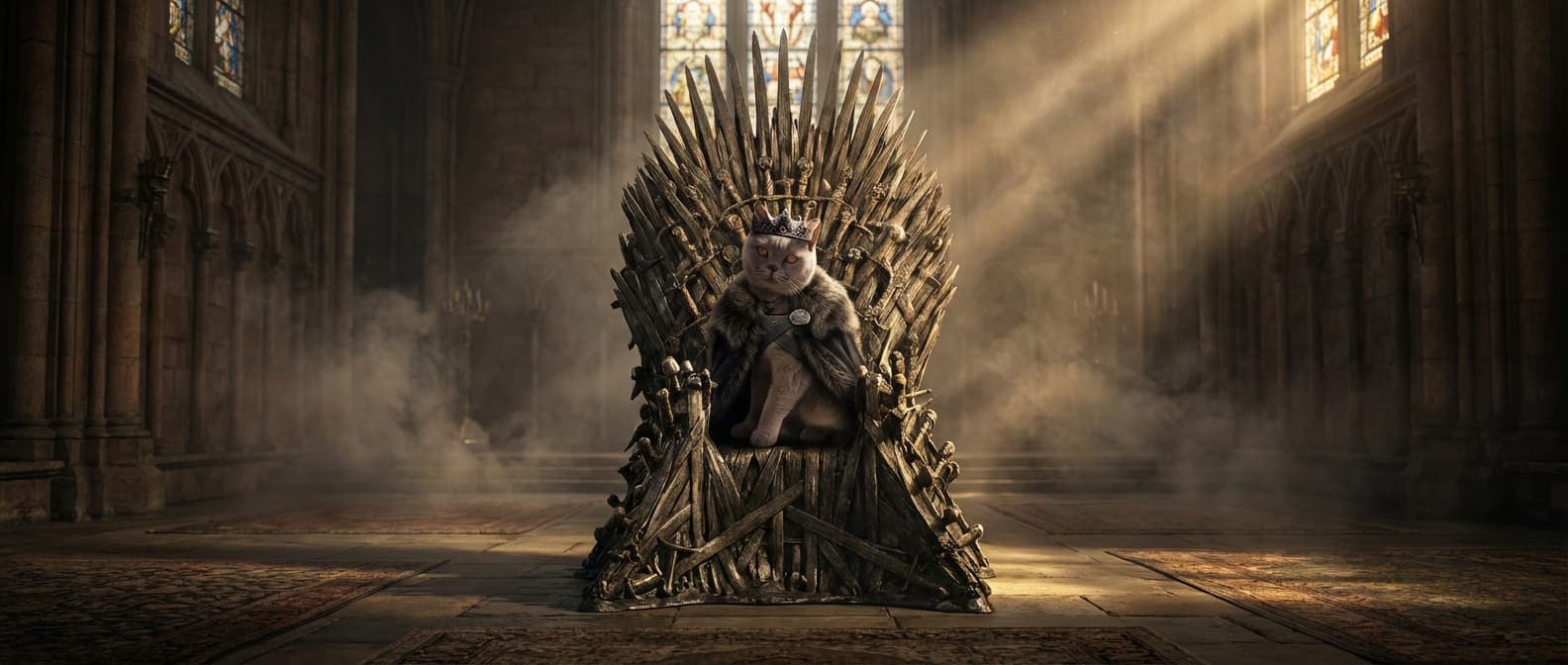 Pet on Iron Throne 2
