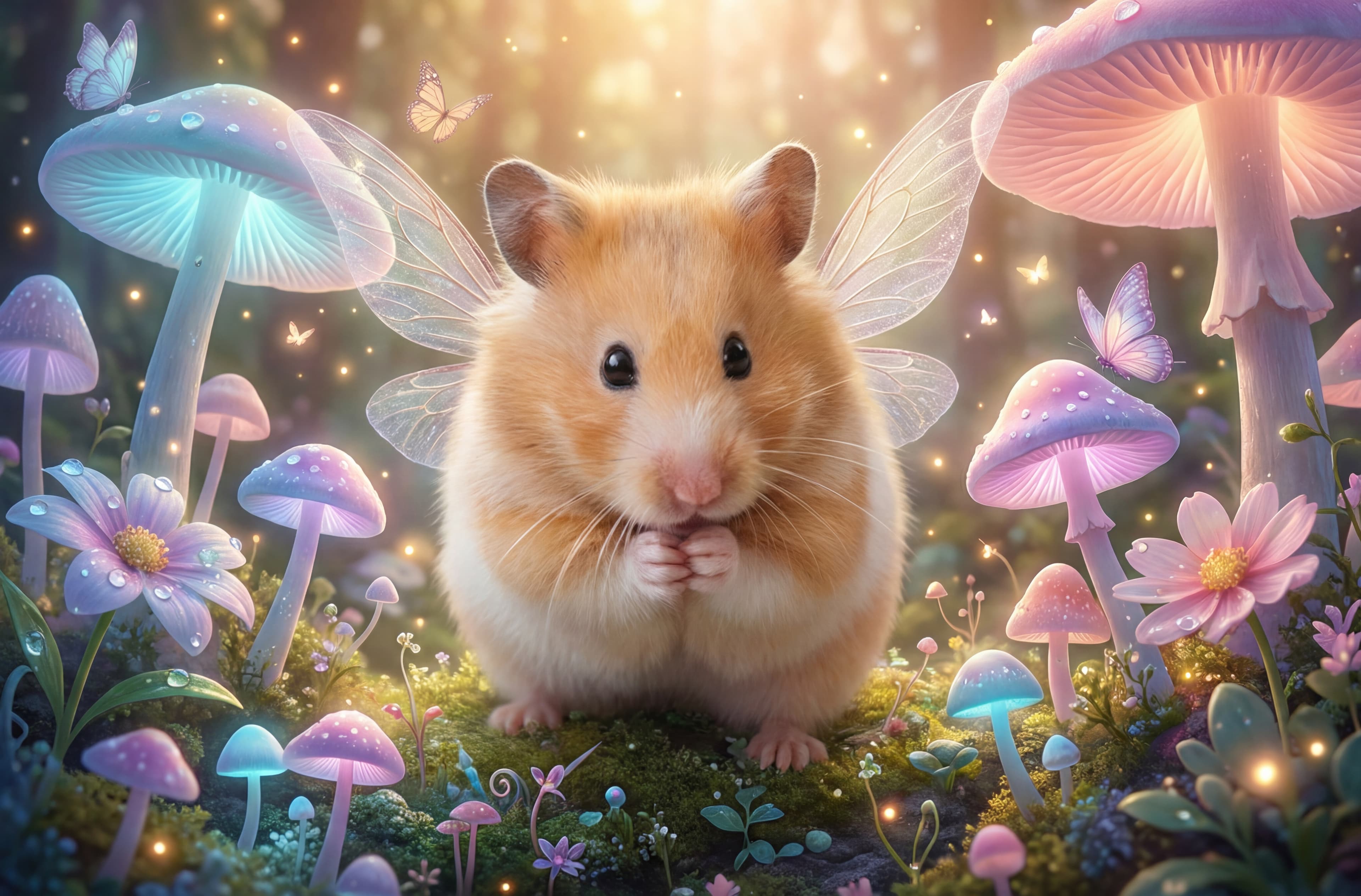 hamster as Fairy Garden