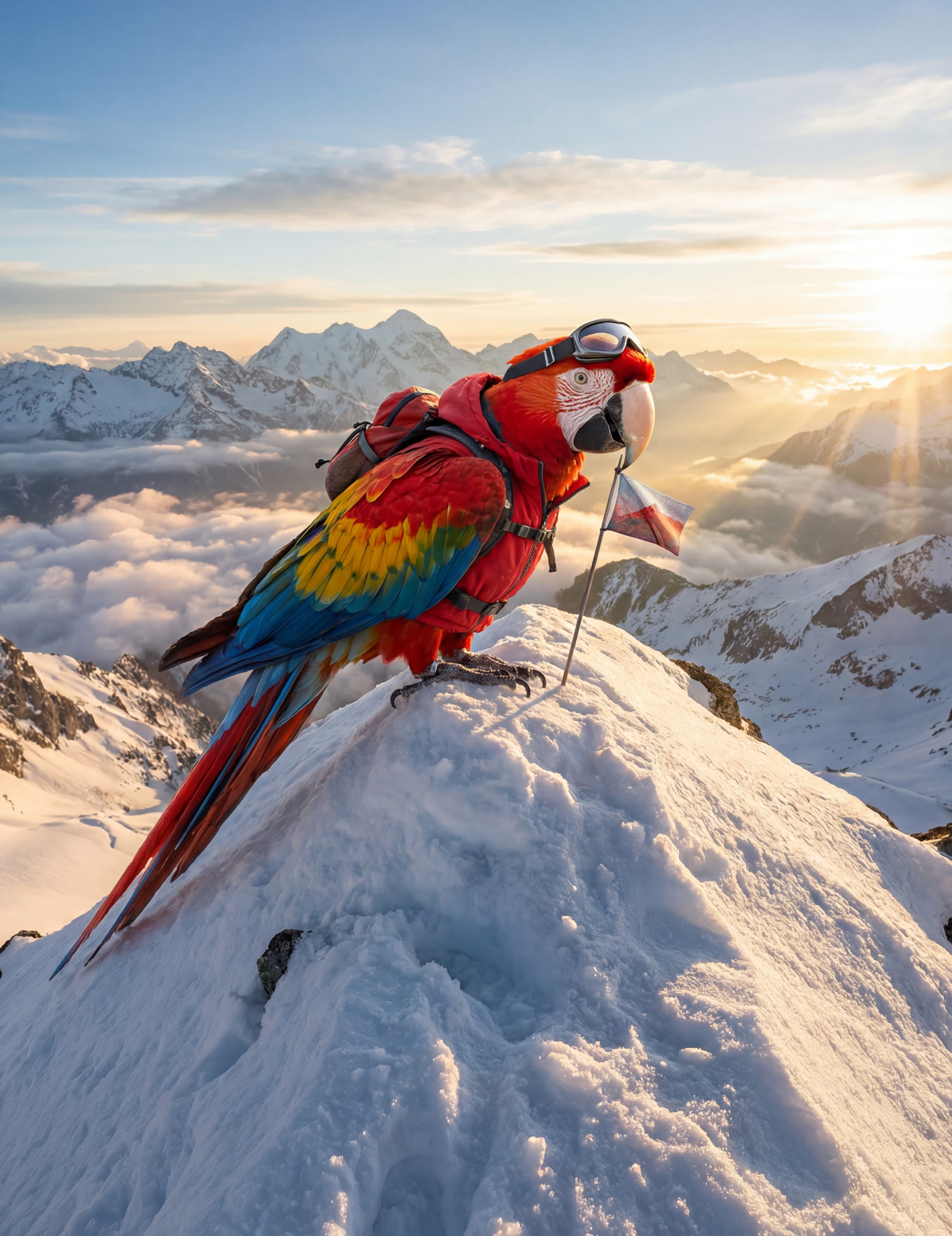 bird as Mountain Summit