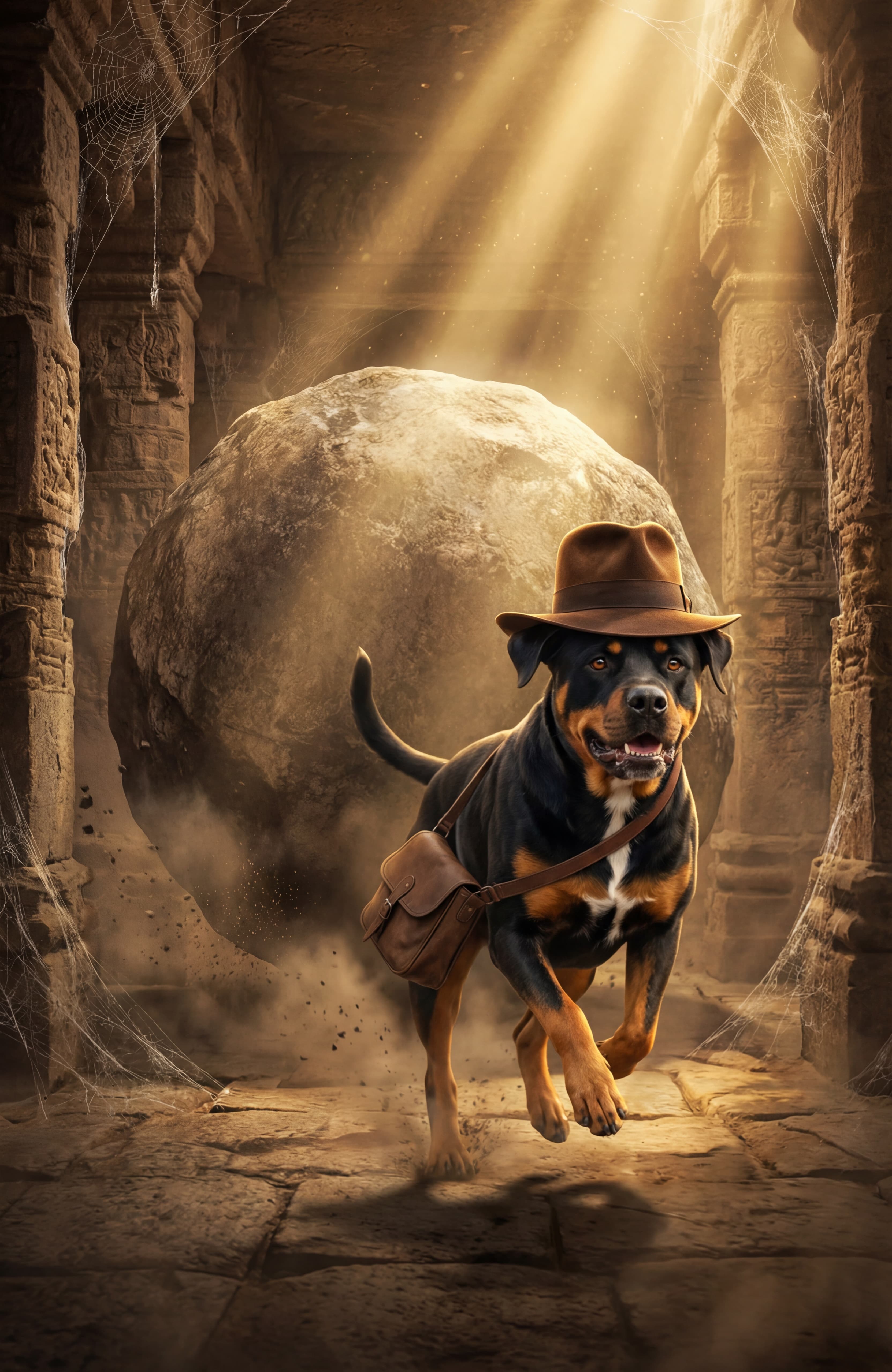dog as Temple Explorer